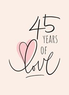 45 Years of love